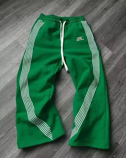 Flared Stripes Trackpants